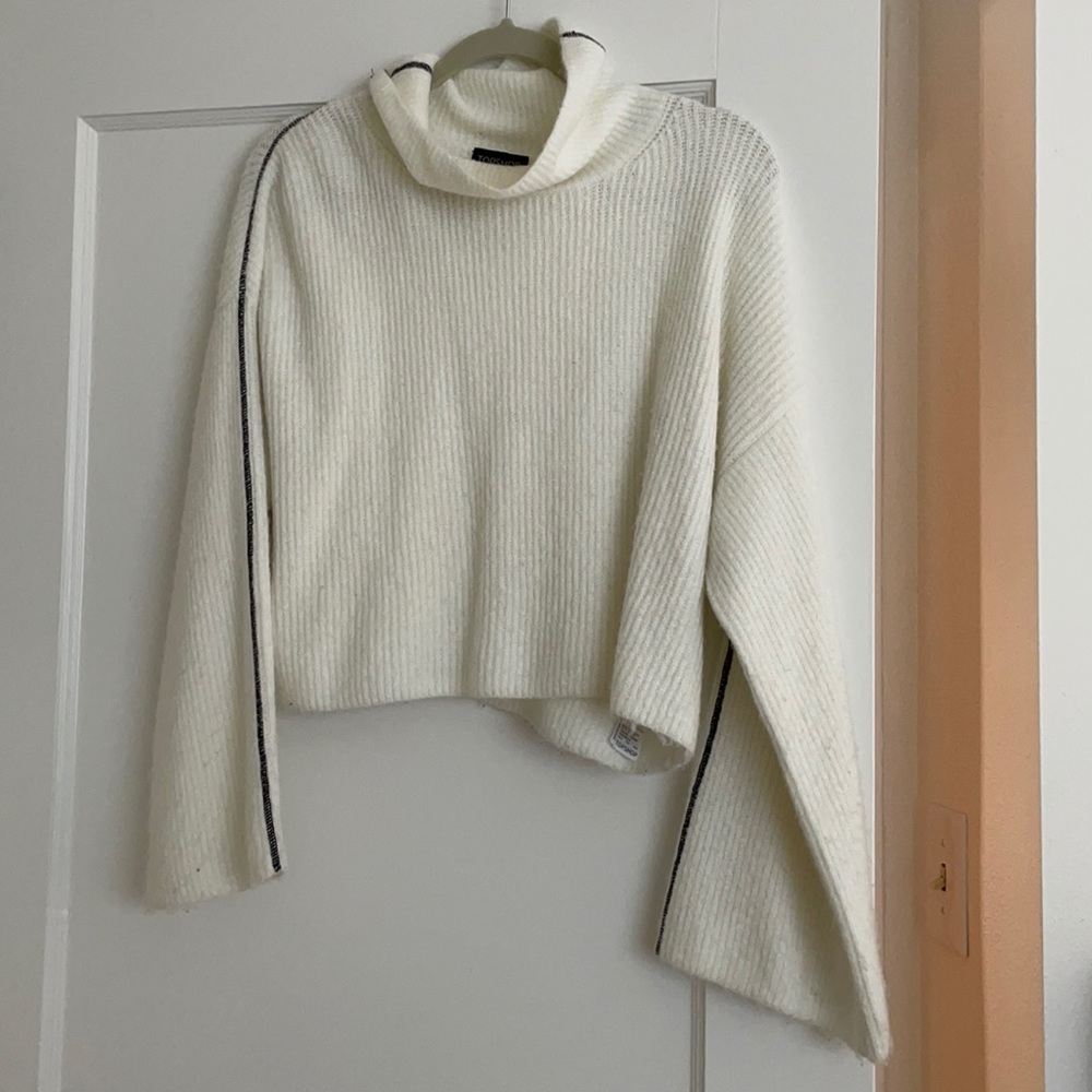 Top shop white sweater.